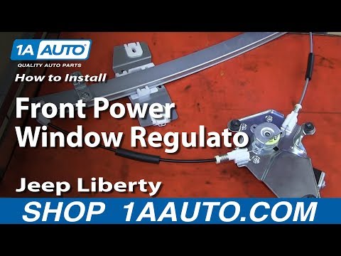 How To Install Replace Front Power Window Regulator 2002-07 Jeep Liberty