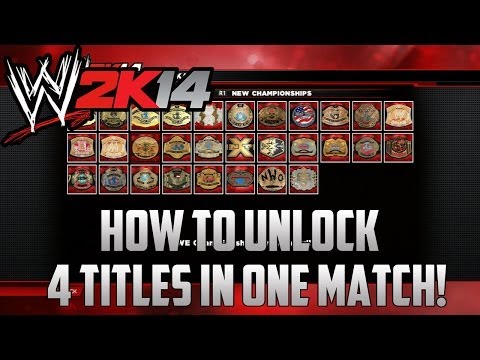 how to unlock nwo belt in 2k14