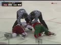 Keith Yandle vs Cal Clutterbuck Nov 13, 2008