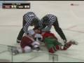 Keith Yandle vs Cal Clutterbuck Nov 13, 2008
