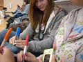 Last day of school. having fun
