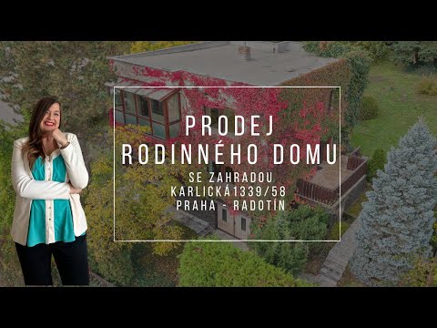 Video Prodej vícegeneračního domu s duší, krásným výhledem a zahradou v srdci Radotína, Praha