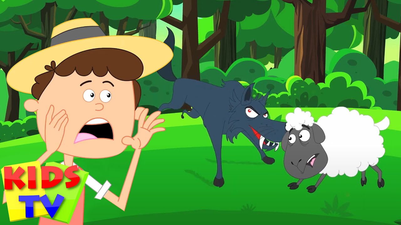 The Boy Who Cried Wolf | Stories For Children | Storytime for Babies | Fairy Tales for Kids