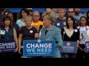 Hillary Clinton speaks up for Barack Obama in Horsham, PA - Part 3