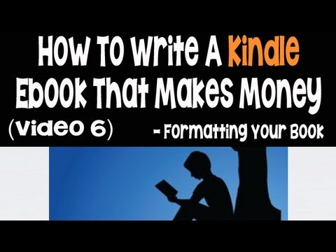 how to properly format an ebook