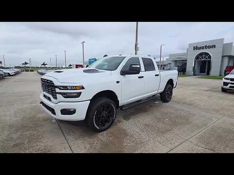 New 2027 Bright White Clear-Coat Paint RAM BLACK EXPRESS 4X4 CREW CAB 6
