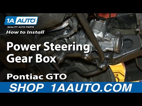 how to bleed power steering gear box