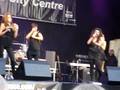The Saturday's Performance in Sheffield City Centre Xmas Lights Switch On event