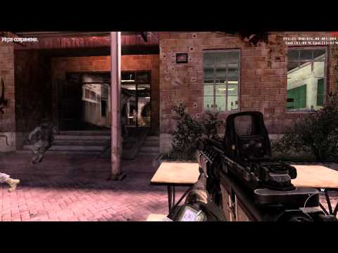 Call Of Duty - Modern Warfare 2 Gameplay on Acer Aspire One 522 AMD APU C-60 Radeon HD6290
