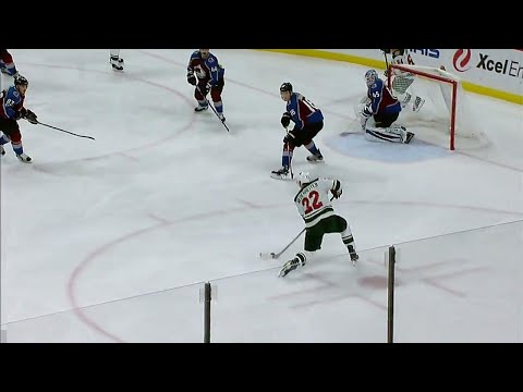 Video: Wild’s Niederreiter ties game versus Avalanche after feed from Koivu