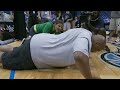 Visit www.nba.com for more highlights. Take a look and see how many pushups NBA Legend Charles Barkley can do. Is it 5, 10, or maybe a little bit higher?
