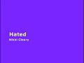 Hated - Nikki Cleary