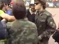 Anti Olympic Sochi 2014 action in Moscow on 3 of July 2007