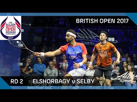 Squash: ElShorbagy v Selby - British Open 2017 Rd 2 Highlights