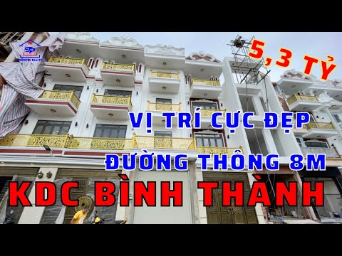 Khu Đồng Bộ hơn 200 Căn NHÀ PHỐ. Vị trí KDC Vĩnh Lộc - Diện tích 4m x 15m, Đường thông 8m .
