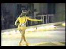 Luciana patinando em show de patinação em Santos