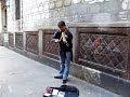 violinista, barrio gotico, Barcelona