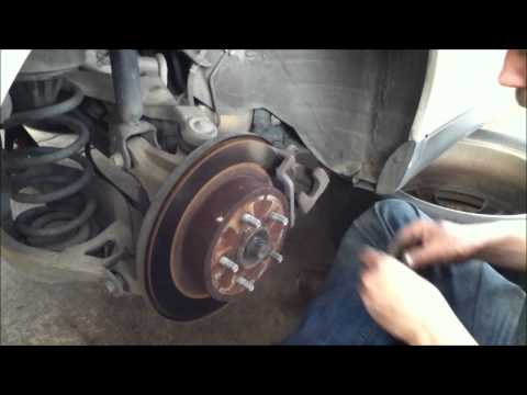 how to change the rear brakes on a infinti g35