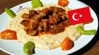 Hünkar Begendi | Lammfleisch Ragout mit Auberginen - Käse - Soße | Bechamel Sauce Hünkar Begendi | Lammfleisch Ragout mit Auberginen - Käse - Soße | Bechamel Sauce