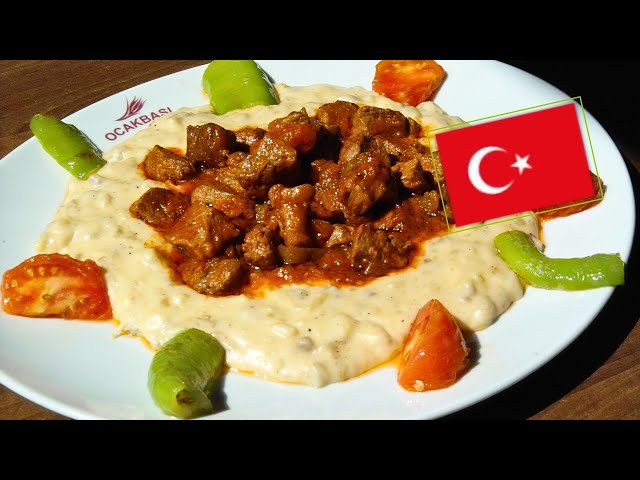 Hünkar Begendi | Lammfleisch Ragout mit Auberginen - Käse - Soße | Bechamel Sauce
