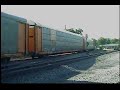CSX 5296 Leads CSX Q237, Stack/Autorack, at North Dalton