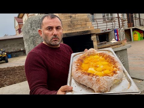 ТЕСТО, СЫР, ЯЙЦО. СЫРНЫЙ ПИРОГ с ЯЙЦОМ. «ХАЧАПУРИ по - АДЖАРСКИ». ENG SUB