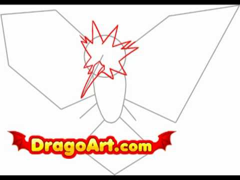how to draw zapdos