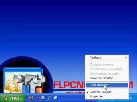 how to enable task manager disabled by virus