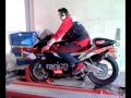 aprilia rs 250 engine test