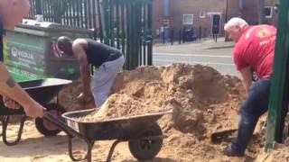 Moving sand