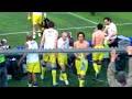 Albinoleffe-Chievo 0-2 (tutta la squadra sotto la curva) Albinoleffe-Chievo 0-2 (tutta la squadra sotto la curva)