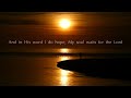 Psalm 130 I Wait for the LORD (Christian Scripture Songs with Lyrics)