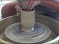 Turning the pottery, Middle Creek High School