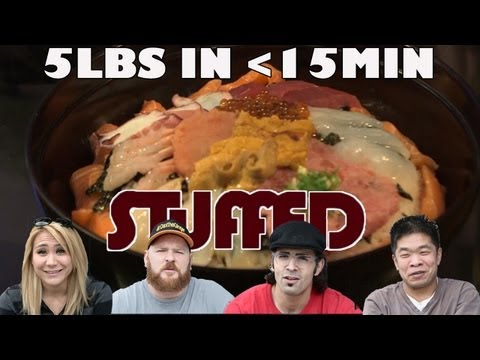 World Record-Setting 5lb Sushi Bowl Challenge - STUFFED Ep. 4