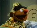 ernie   bert: shoe dropping neighbor  classic sesame street 