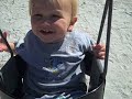Tyler playing at the park