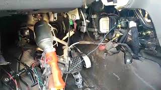 Ауди А8 Д2 (A8 D2) замена радиатора отопителя (печки) в салоне автомобиля