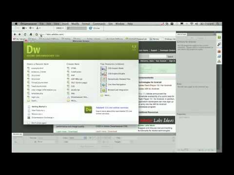 HTML5 & CSS3 with Dreamweaver CS5 – Part 1