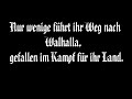 Nordwind - Road to Walhalla (Skrewdriver Cover)