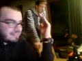 Jacky does not like to look it 4 guys 1 laptop 2 girls 1 cupLANPF08