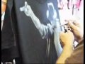 Michael jackson airbrushed t-shirt