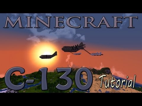 how to make a c130 in minecraft