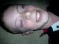 Llywelyn stuck in carpet