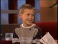 Alec Greven on ELLEN - Feb 20 2008 Alec Greven on ELLEN - Feb 20 2008