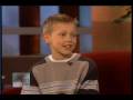 Alec Greven on ELLEN  - Feb 20  2008