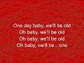 Asaf Avidan & The Mojos – One Day / Reckoning Song Remix (Wankelmut Remix) - Lyrics