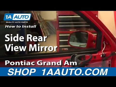 How To Install Replace Side Rear View Mirror Pontiac Grand Am 99-06 1AAuto.com