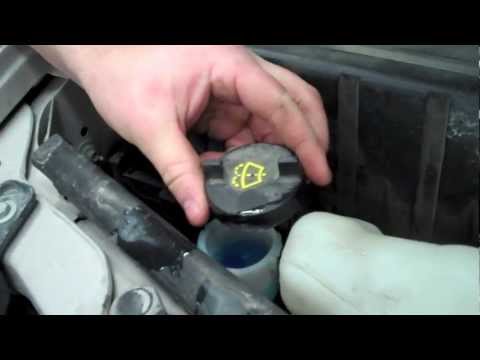 how to fill windshield washer