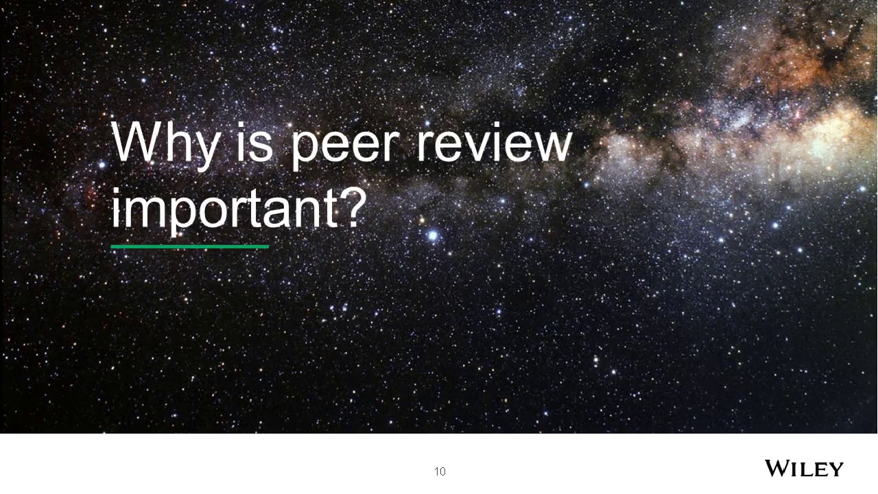 Introduction to Journal Peer Review (Wiley Research APAC Webinars)