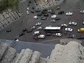 Verkehr um den Triumphbogen in Paris Verkehr um den Triumphbogen in Paris